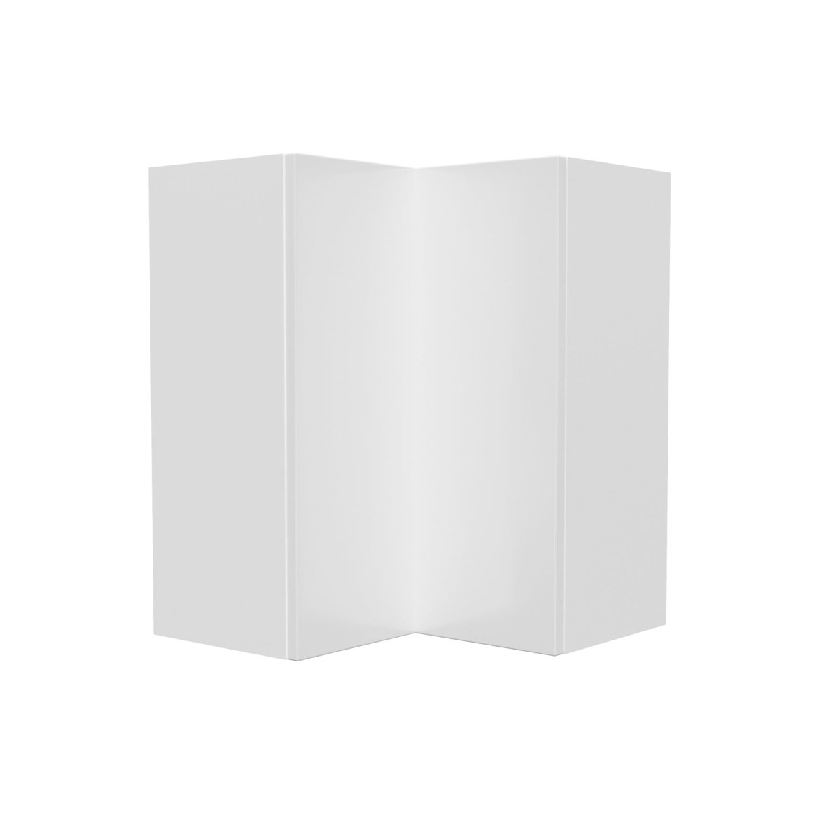 Corner Wall Cabinet | Milano White | 24W x 30H x 12D - BUILDMYPLACE