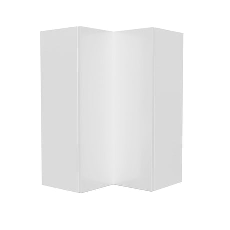 Corner Wall Cabinet | Milano White | 24W x 36H x 12D - BUILDMYPLACE