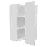 Corner Wall Cabinet | Milano White | 24W x 42H x 12D - BUILDMYPLACE