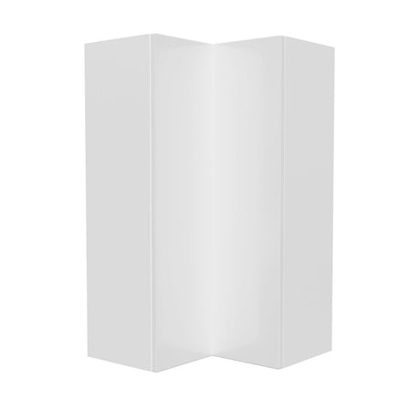 Corner Wall Cabinet | Milano White | 24W x 42H x 12D - BUILDMYPLACE