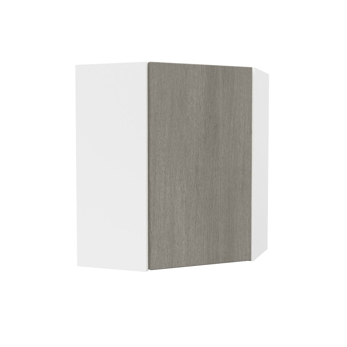 Corner Wall Kitchen Cabinet| Matrix Silver | 24W x 30H x 12D - BUILDMYPLACE