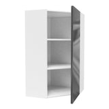 Corner Wall Kitchen Cabinet | Milano Slate | 24W x 42H x 12D - BUILDMYPLACE