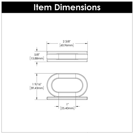 Corsa Collection - Belwith Keeler - Pull, 1" C/C | B078784 - BUILDMYPLACE