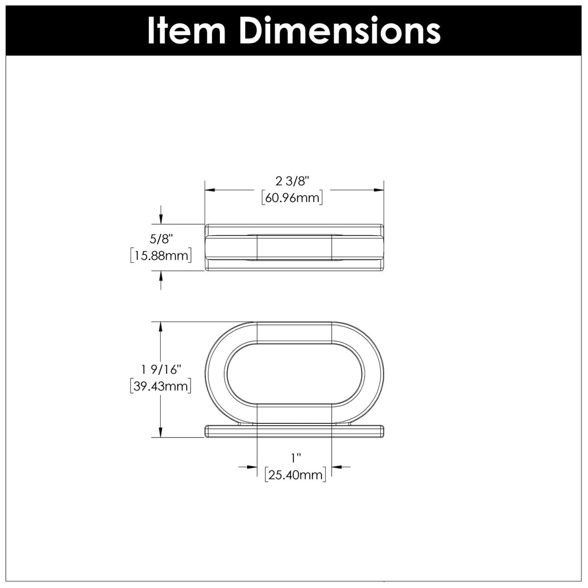 Corsa Collection - Belwith Keeler - Pull, 1" C/C | B078784 - BUILDMYPLACE