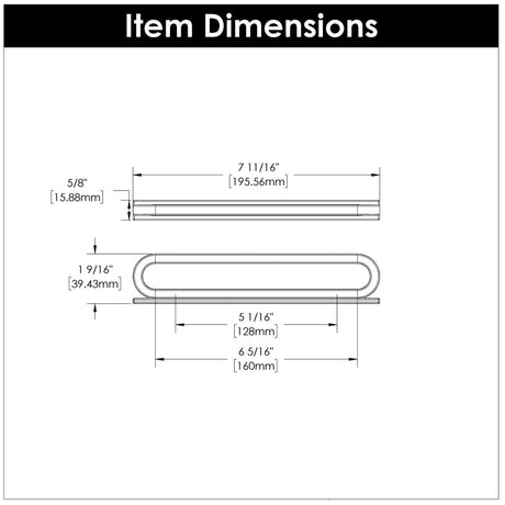 Corsa Collection - Belwith Keeler - Pull, 128mm & 160mm C/C | B078786 - BUILDMYPLACE