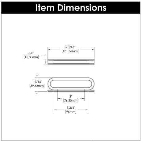 Corsa Collection - Belwith Keeler - Pull, 3" & 96mm C/C | B078785 - BUILDMYPLACE