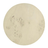 Cosmos 16" Round Burl Wood Side Table - BUILDMYPLACE