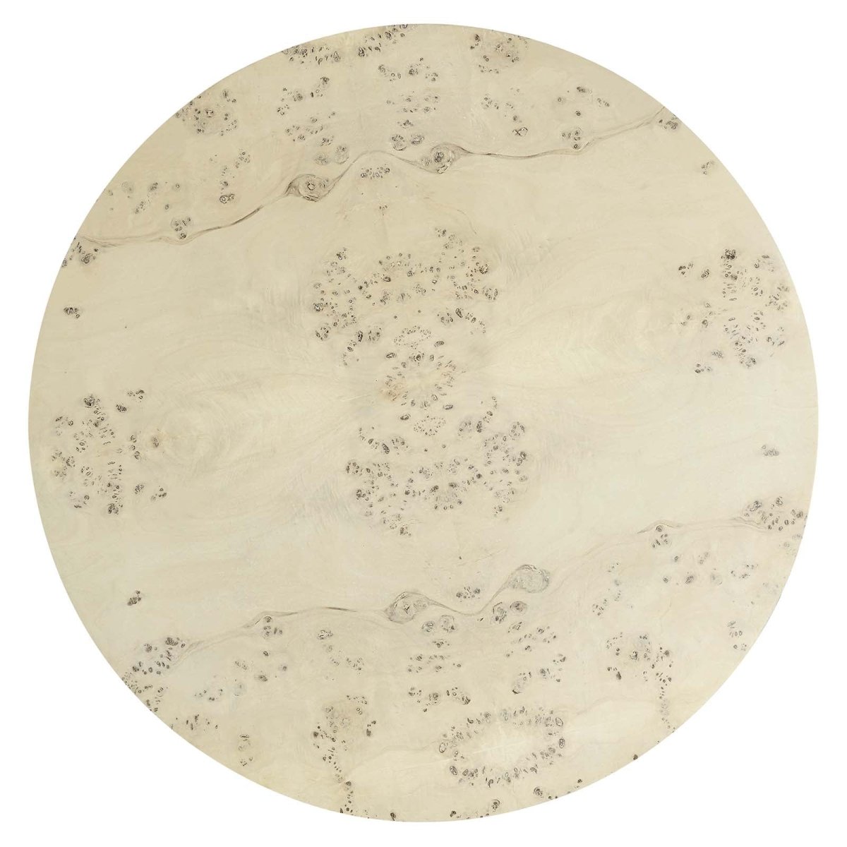 Cosmos 35" Round Burl Wood Coffee Table - BUILDMYPLACE