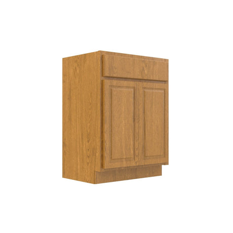 Country Oak 24"W x 32.5"H x 18"D Vanity Base Cabinet - BUILDMYPLACE