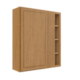 Country Oak 36"W x 30"H Blind Wall Cabinet - BUILDMYPLACE