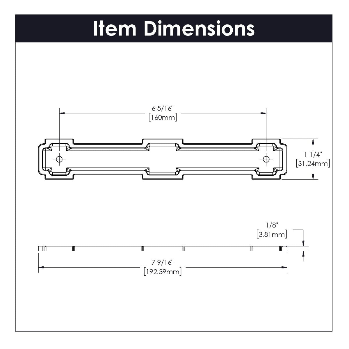 Coventry Collection - Belwith Keeler - Pull, 160mm C/C | B077990 - BUILDMYPLACE