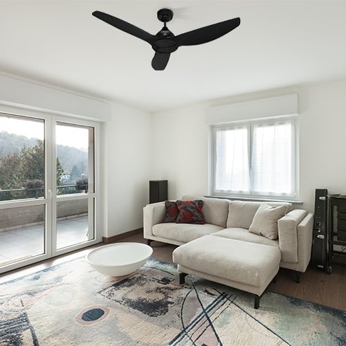 CRANSTON 52 inch 3 - Blade No Light Smart Ceiling Fan with Remote - LEDMyPlace