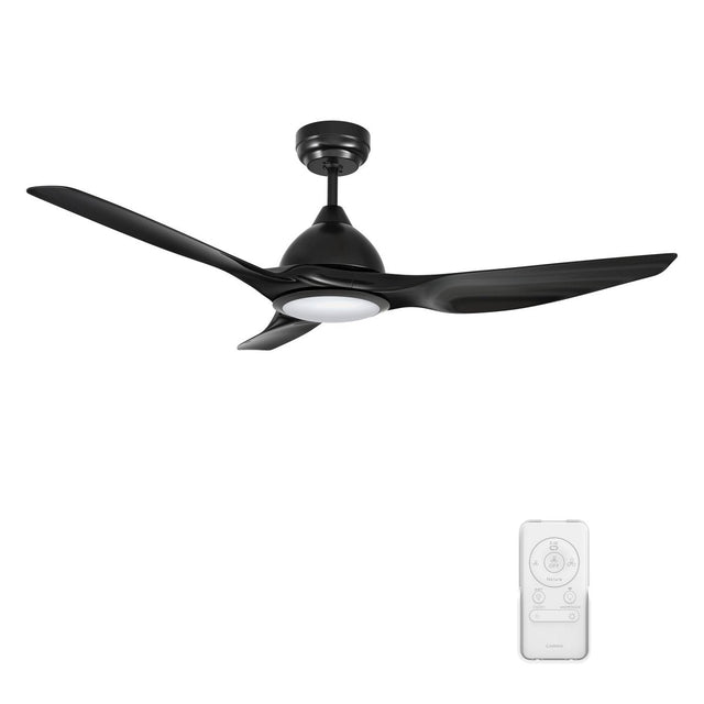 CRANSTON 52 inch 3 - Blade Smart Ceiling Fan with LED Light & Remote - LEDMyPlace