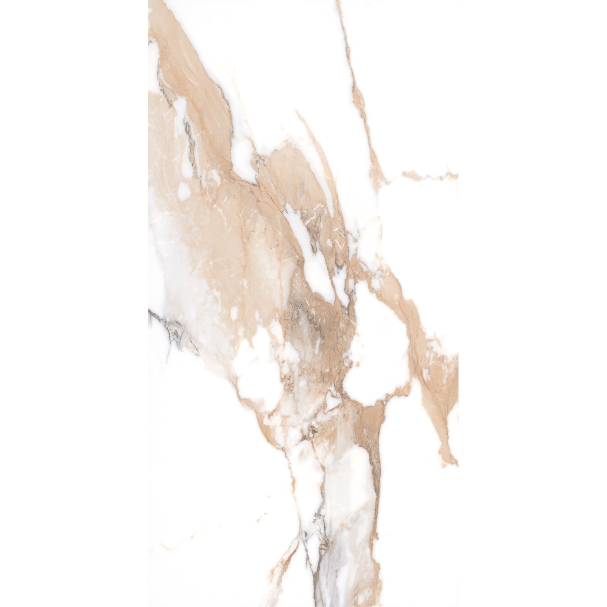 CRASH BEIGE 24 in. x 48 in. x 8.5 mm MATT CARVING Marble Look Tile - Porcelain Floor and Wall Tile (15.50 Sqft/Box) - BUILDMYPLACE