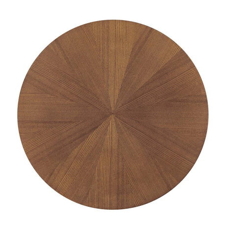 Crossroads 24" Round Wood Side Table - BUILDMYPLACE