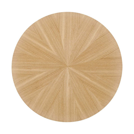 Crossroads 24" Round Wood Side Table - BUILDMYPLACE