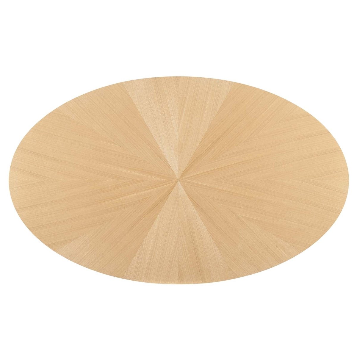 Crossroads 71" Oval Wood Dining Table - BUILDMYPLACE