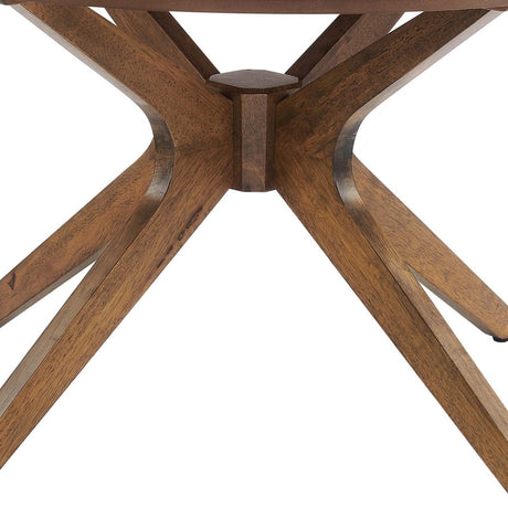 Crossroads Round Wood Coffee Table - BUILDMYPLACE