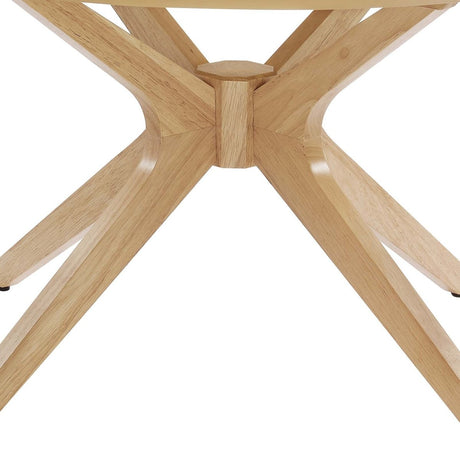 Crossroads Round Wood Coffee Table - BUILDMYPLACE
