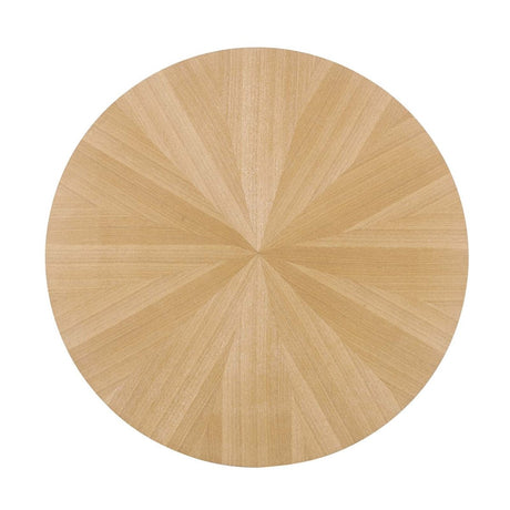 Crossroads Round Wood Coffee Table - BUILDMYPLACE