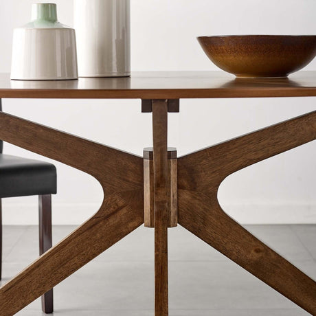 Crossroads Wood Dining Table - BUILDMYPLACE
