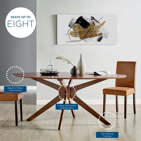 Crossroads Wood Dining Table - BUILDMYPLACE