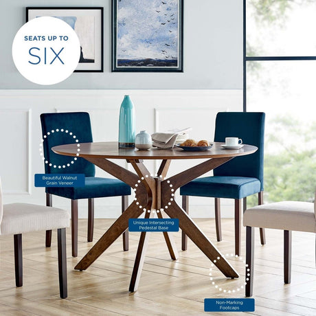 Crossroads Wood Dining Table - BUILDMYPLACE