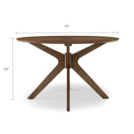 Crossroads Wood Dining Table - BUILDMYPLACE