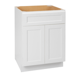 Cunningham white Freestanding Bathroom Vanity Without Sink and Top - BUILDMYPLACE