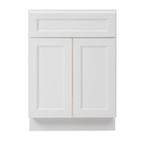 Cunningham white Freestanding Bathroom Vanity Without Sink and Top - BUILDMYPLACE