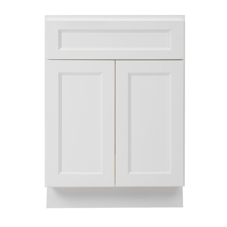 Cunningham white Freestanding Bathroom Vanity Without Sink and Top - BUILDMYPLACE