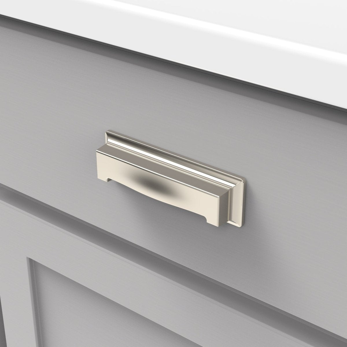 Cup Cabinet Pulls 3 Inch & 3 - 3/4 Inch (96mm) Center to Center - Hickory Hardware - Studio Collection - BUILDMYPLACE