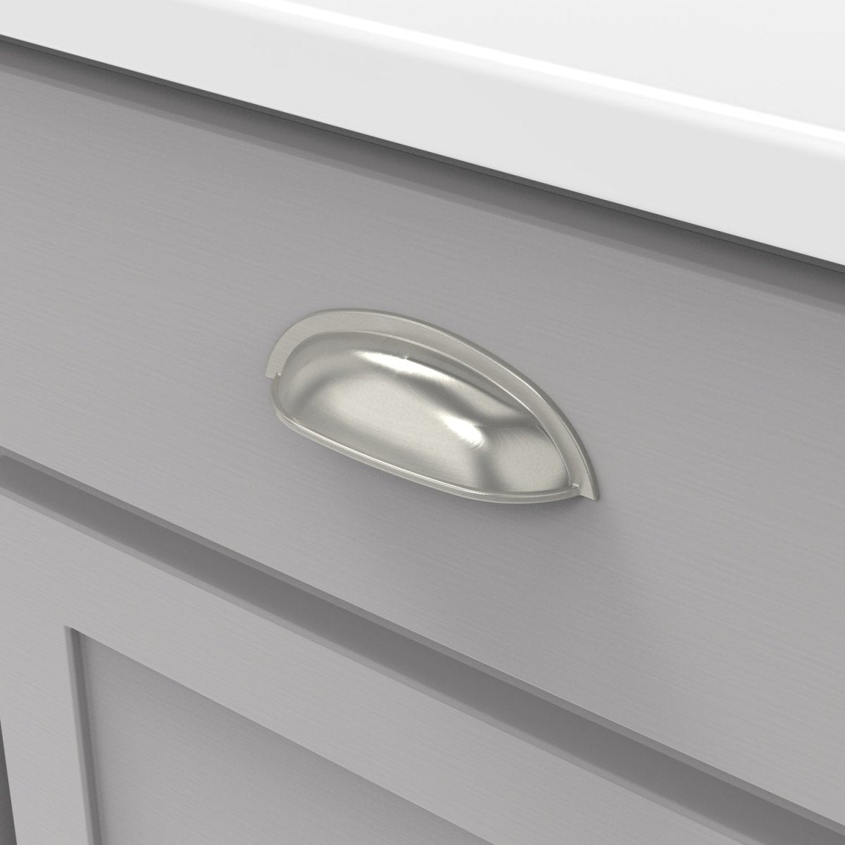 Cup Handles for Cabinets 3 Inch Center to Center - Hickory Hardware - Cottage Collection - BUILDMYPLACE