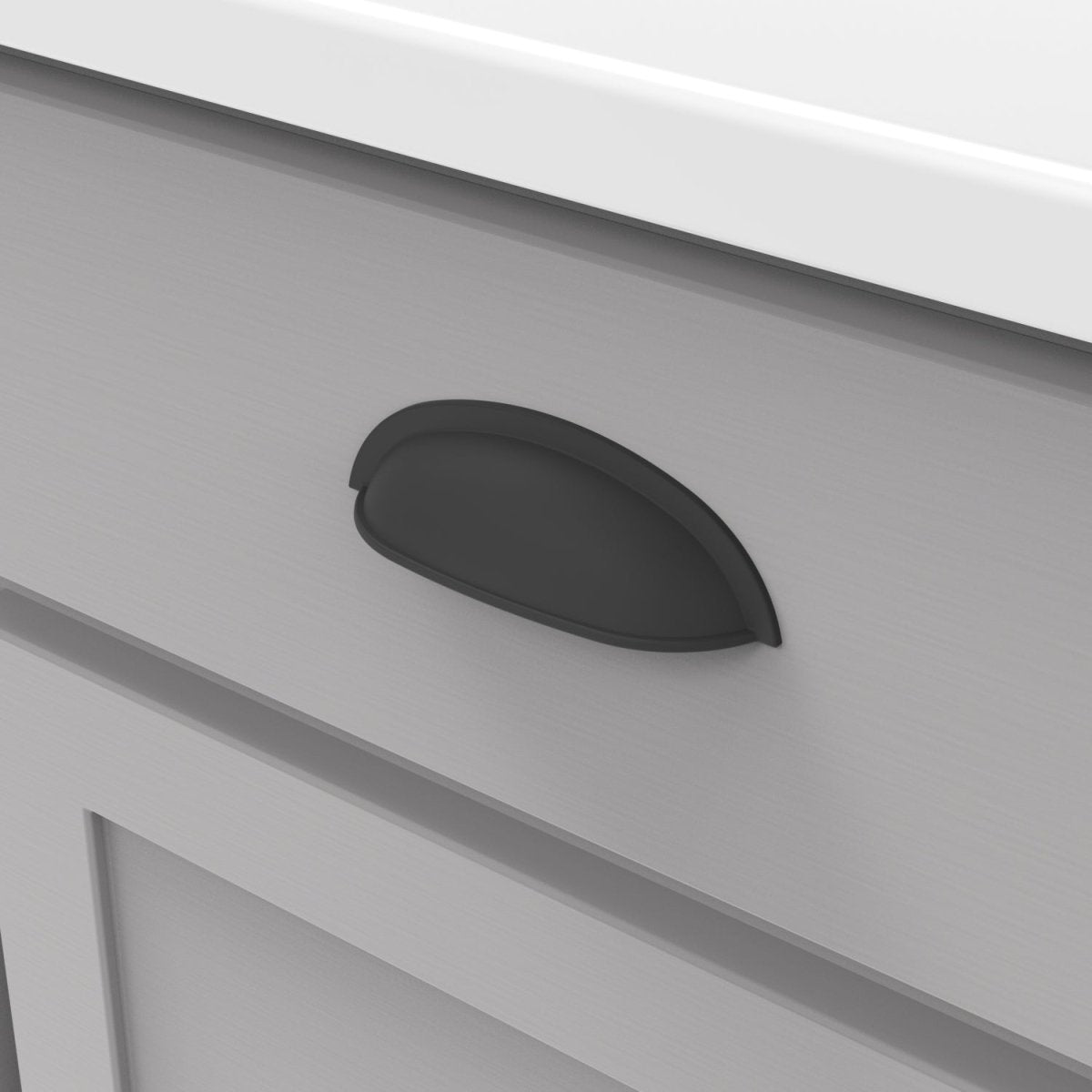Cup Handles for Cabinets 3 Inch Center to Center - Hickory Hardware - Cottage Collection - BUILDMYPLACE