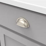 Cup Pulls on Cabinet Doors 3 Inch Center to Center - Hickory Hardware - Williamsburg Collection - BUILDMYPLACE