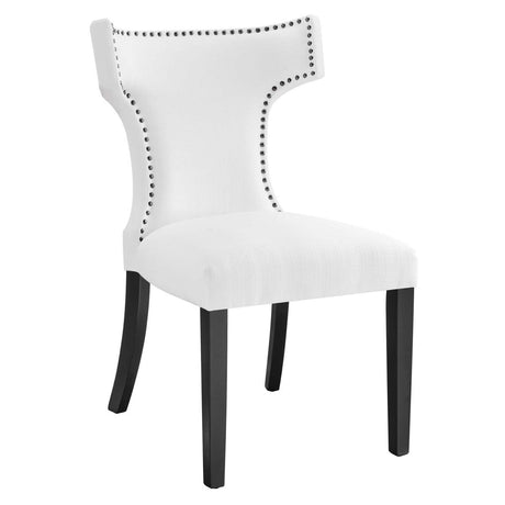 Curve Fabric Dining Chair - BUILDMYPLACE