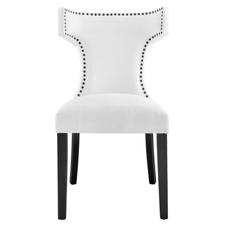 Curve Fabric Dining Chair - BUILDMYPLACE