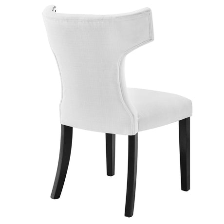 Curve Fabric Dining Chair - BUILDMYPLACE