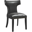 Curve Vinyl Dining Chair - BUILDMYPLACE