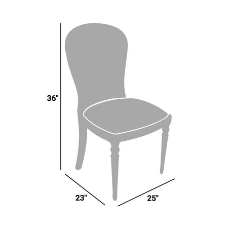 Curve Vinyl Dining Chair - BUILDMYPLACE