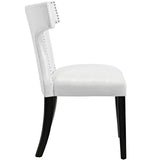 Curve Vinyl Dining Chair - BUILDMYPLACE