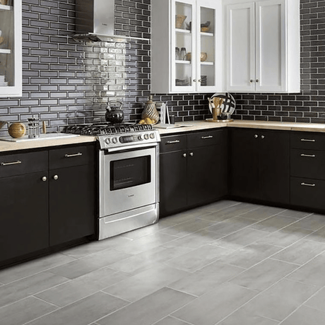 Daltile Urbanize Concrete Grey Matte Builders Grade 12" x 24" Porcelain Tile - BUILDMYPLACE