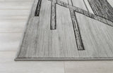 Davincii - 411 Area Rugs Rectangle Gray 5 - X - 7 - BUILDMYPLACE