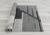 Davincii - 411 Area Rugs Runner Gray 8 - X - 11 - BUILDMYPLACE