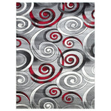 Davincii - 414 Area Rugs Rectangle Red 5 - X - 7 - BUILDMYPLACE