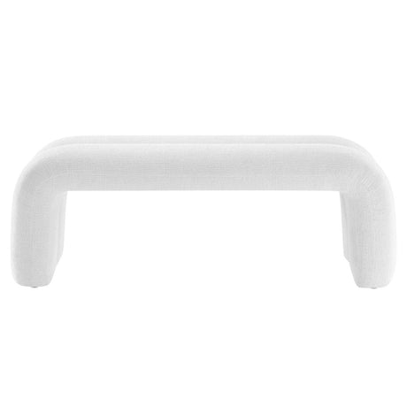 Dax 50.5" Chenille Upholstered Accent Bench - BUILDMYPLACE