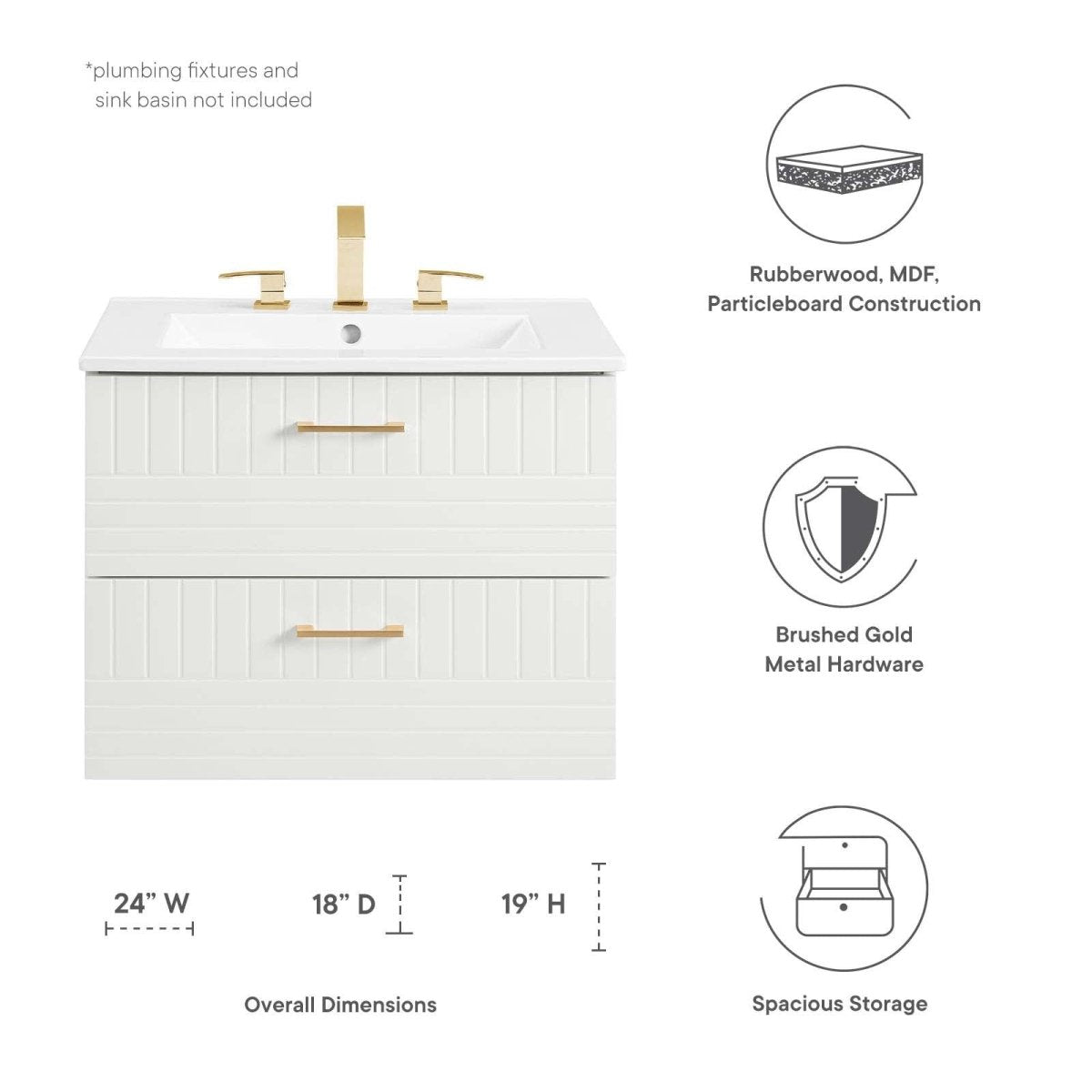 Daybreak 24" Wall - Mount - BUILDMYPLACE