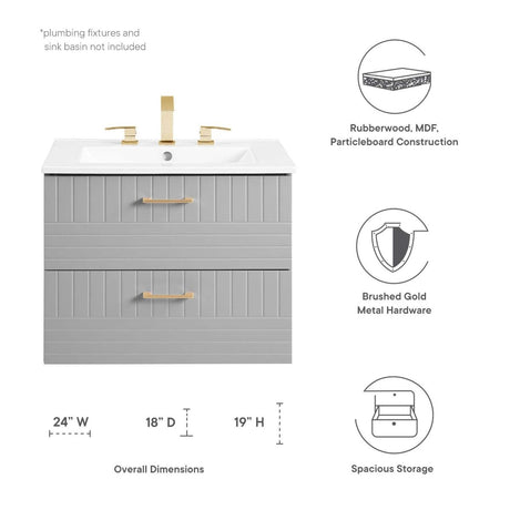 Daybreak 24" Wall - Mount - BUILDMYPLACE