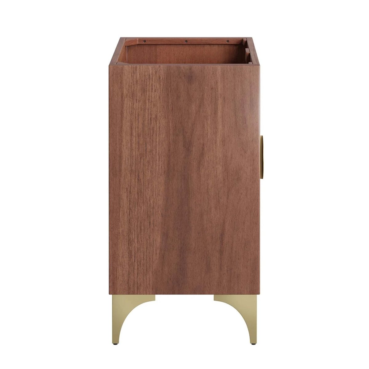 Daylight Freestanding Bathroom Vanity Cabinet in Walnut (Sink not Included) - BUILDMYPLACE