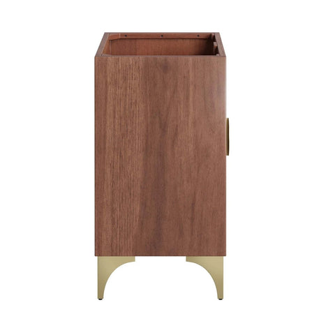 Daylight Freestanding Bathroom Vanity Cabinet in Walnut (Sink not Included) - BUILDMYPLACE